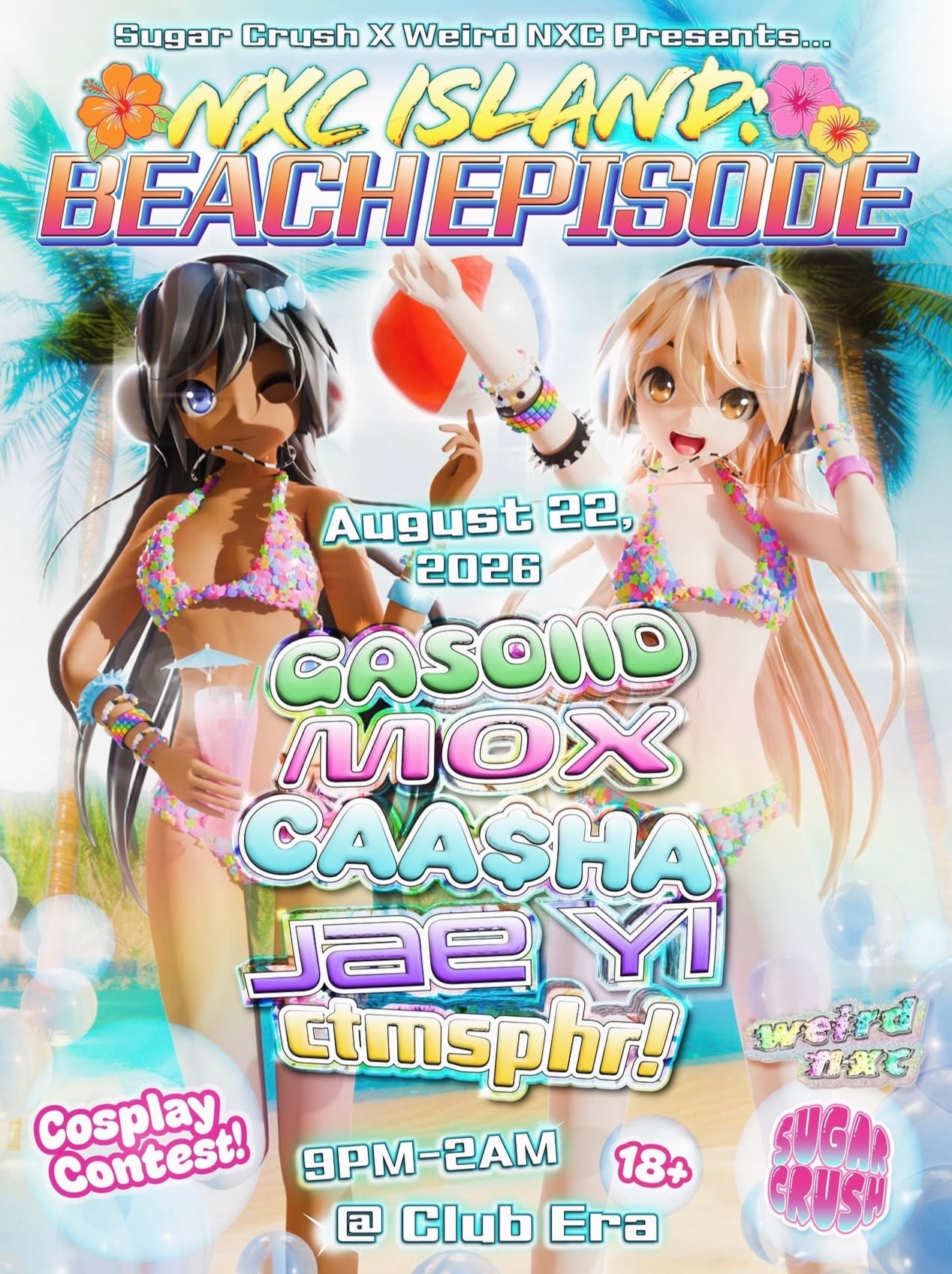 COSPLAY BEACH PARTY event